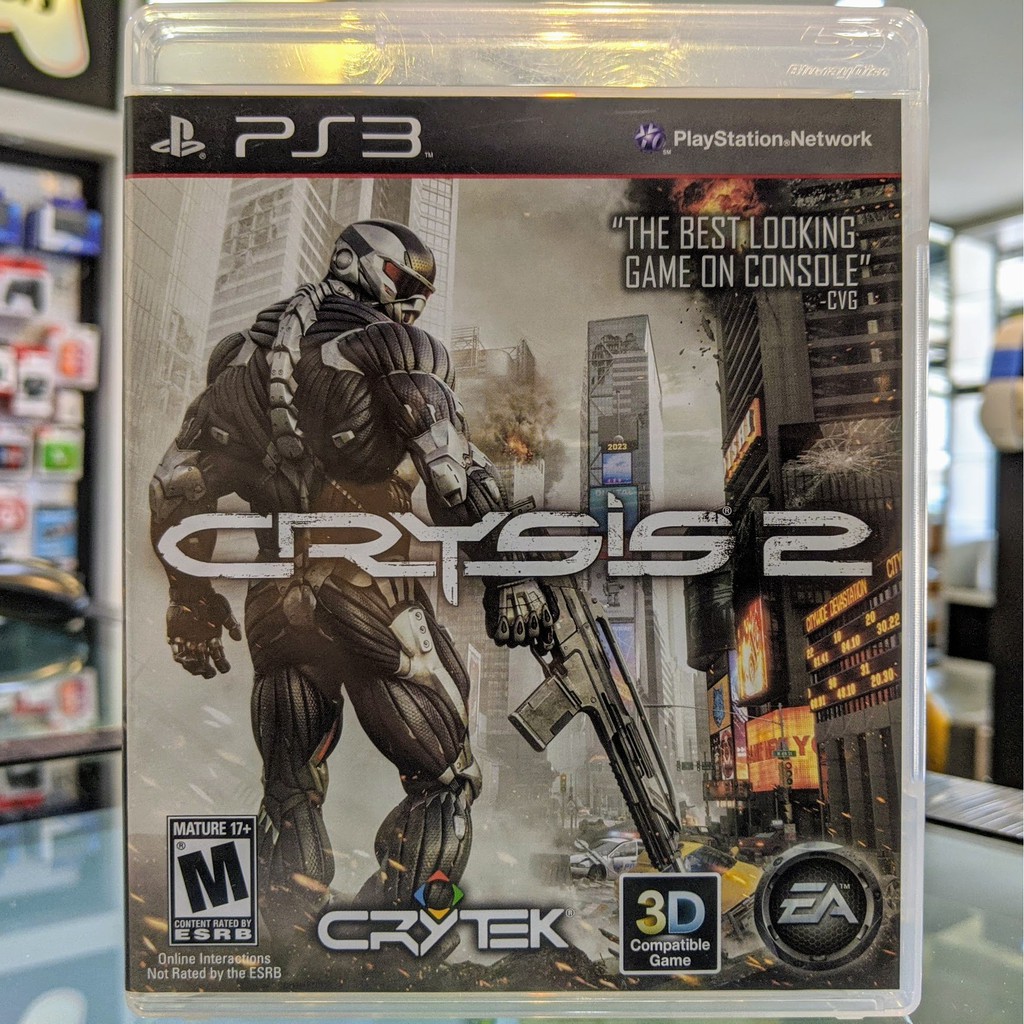 (ภาษาอังกฤษ) มือ2 Crysis 2 แผ่นเกม PS3 แผ่นPS3 มือสอง (Shooting FPS Crisis)