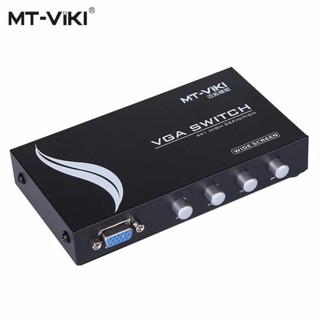 VGA Switch SELECTED 4port เข้า4ออก1จอ MT-VIKI 4 Ports 4-In 1-Out VGA switch  #1298