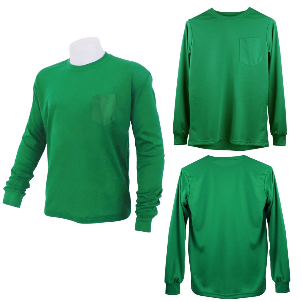 Telecorsa เสื้อยืด แขนยาว เสื้อแขนยาว สีเขียว รุ่น green-Long-T-Shirt-Cotton-Joe-Beam