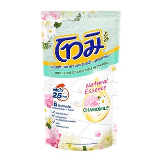 น้ำยาถูพื้น สูตรลดฝุ่น กลิ่นคาโมมายล์ 750 มล.เขียว โทมิ น้ำยาเช็ดกระจก Floor Cleaner, Dust Reduction Formula, Chamomile