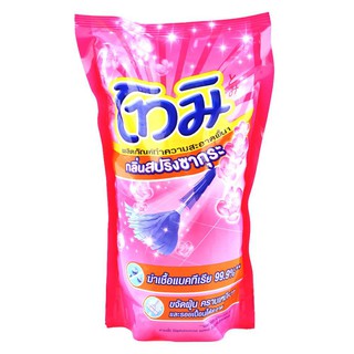 รีฟิลน้ำยาถูพื้น โทมิ สปริงซากุระ 800 มล.  FLOOR CLEANER REFILL TOMI 800ML SPRING SAKURA