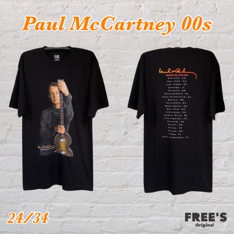 เสื้อศิลปิน Paul McCartney Tour 2002