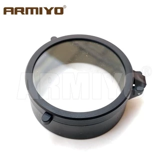 Armiyo 30 มม. ~ 69 มม.โปร่งใสดูนกกระจกขอบเขตฝาครอบเลนส์ Flip Up Quick ฤดูใบไม้ผลิหมวกป้องกันวัตถุประสงค์ฝาปิด Calibre