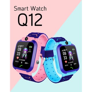 ⚡นาฬิกาสมาร์ทสำหร Q12⚡SOS&amp;SIM Card โทรออกด้วยเสียง💦Kids Smart Watch🔥กันน้ำ 🌈การวางตำแหน่ง✨จอภาพระยะไกล💦รองรับภาษาไทย