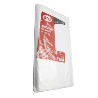 ถุงพลาสติก HD ขาวขุ่น ขนาด 12x18 นิ้ว แพ็ค 1 กิโลกรัม/Aero HD clear plastic bag, size 12x18 inches, pack 1 kg