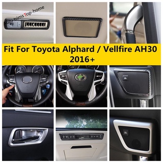 ฝาครอบเกียร์ลําโพง อุปกรณ์เสริม สําหรับ Toyota Alphard/vellfire AH30 2016-2021