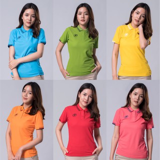 PEGAN 16-20048 เสื้อโปโล้บสิคหญิง แขนสั้น