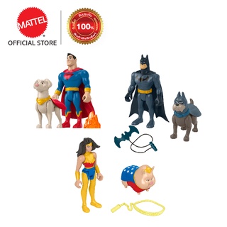 DC Super Pets Hero &amp; Pets Assortment ดีซี ซุปเปอร์เพ็ทส์ ฟิกเกอร์ซุปเปอร์ฮีโร่และซุปเปอร์เพ็ทคู่ใจ (HGL01 CH)