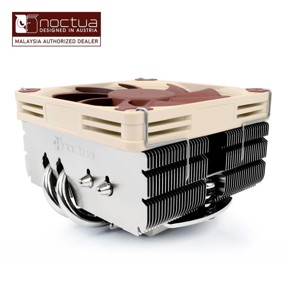 Noctua NH-L9X65 - 2 Heatpipe Low Profile คอมพิวเตอร์ขนาดกะทัดรัด CPU Heatsink Cooler พร้อมพัดลม NF-A