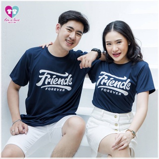 เสื้อยืด เสื้อทีม เสื้อครอบครัว เสื้อแก๊งค์ ลายFriend Forever