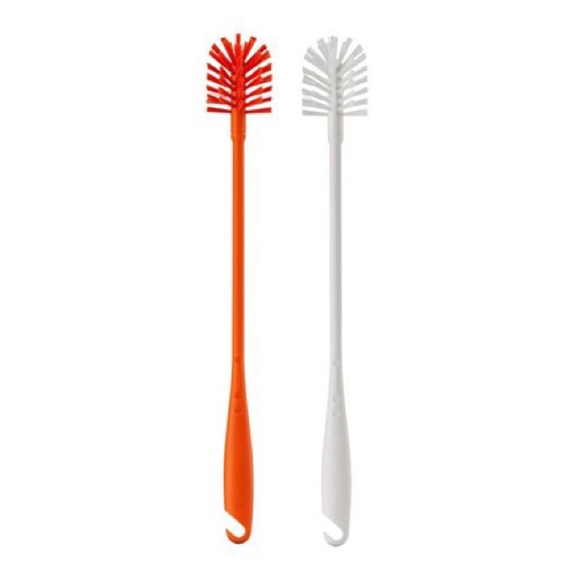 MEDELVÅG แปรงล้างขวด 43 cm. สีขาว สีส้ม แท้ อิเกีย IKEA