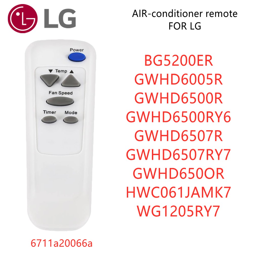 ใหม่ 6711a20066a สําหรับ LG AC A/C Remoto Controller Air Conditioner รีโมทคอนโทรล Goldstar Fernbedie