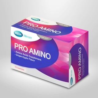 Mega We Care Pro Amino 10 ซอง เสริมสร้างโกรทฮอร์โมน ช่วยให้สูงขึ้น