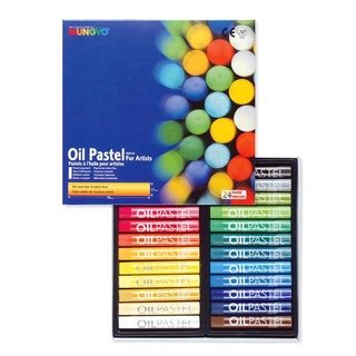 สีชอล์ก Mungyo Oil Pastel for Artist 24 สี