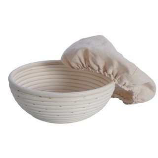 Dough Basket Bowl Rattan Bread Proofing Bannetonbaking Loaf Liner Container Sourdough Serving Cloth