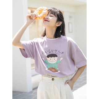 เสื้อยืดลายน่ารัก ผ้าเด้ง