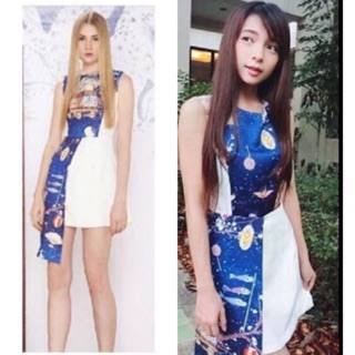 X262 B1 dress กระโปรง ของใหม่ size M 33-28-36 ยาว 29 งานป้าย honey me