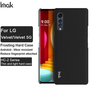 IMAK เคสโทรศัพท์มือถือสีพื้นสําหรับ LG Velvet 4G / 5G