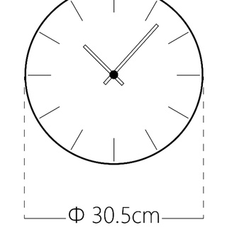 นาฬิกาติดผนัง รุ่น BE2875KJCSY ขนาด30.5×30.5×4.3 ซม. สีน้ำตาล