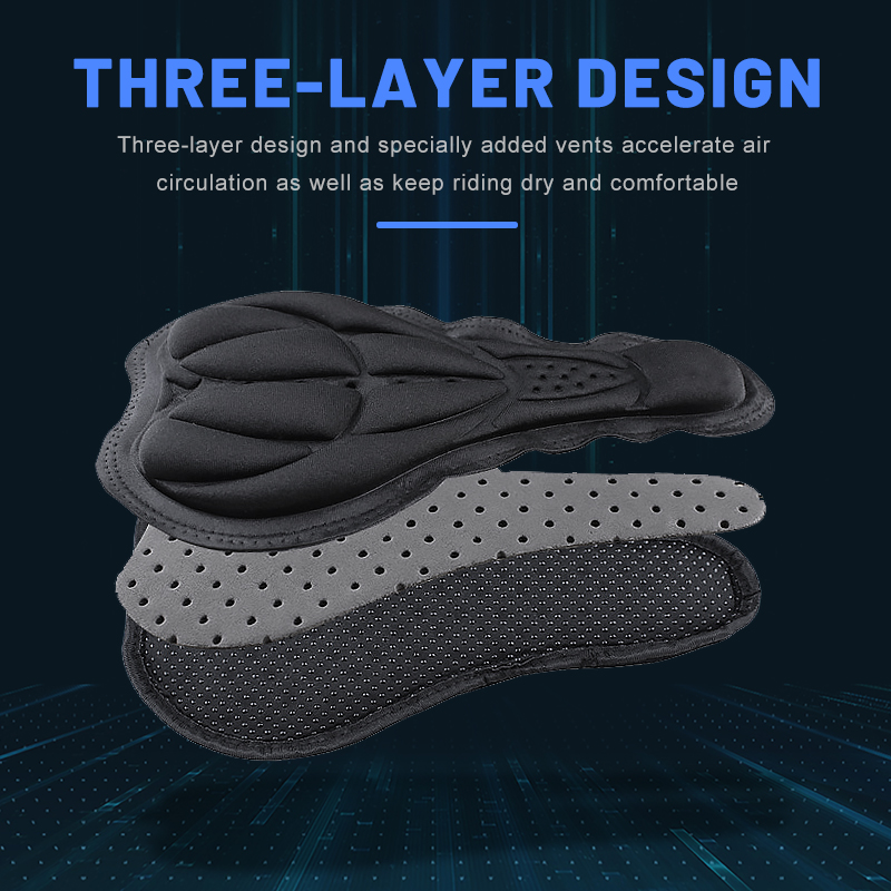 X-TIGER อานอานนั่งจักรยาน 3 D ระบายอากาศดี — صورة 4