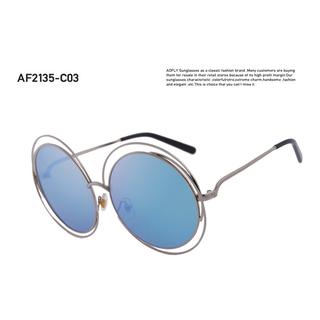 แว่นกันแดด AOFLY Fashion Glasses (รุ่น : AF2135) Gold frame Sky-blue mirror lens