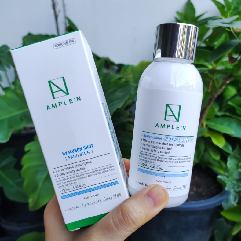 แท้จากเกาหลี Coreana AMPLE:N Hyaluron Shot Emulsion 130 ml.