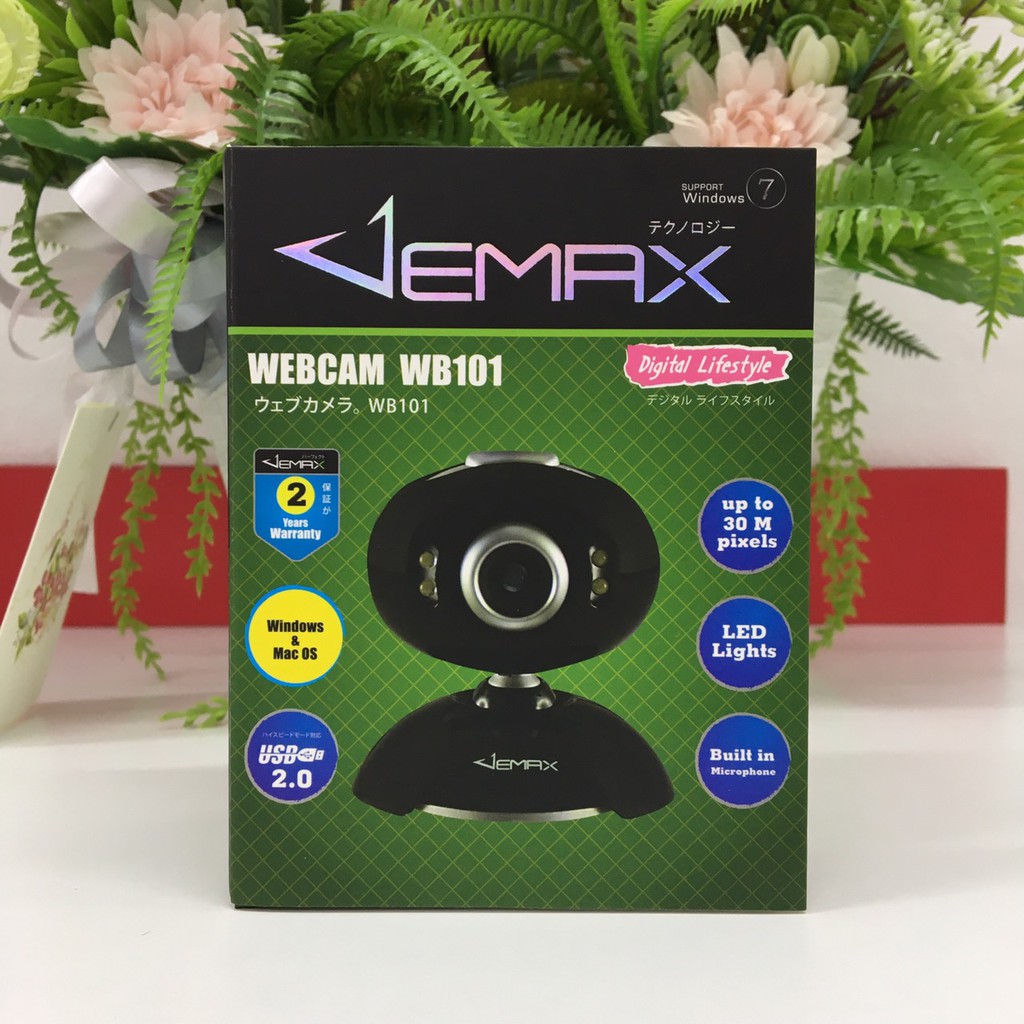 VEMAX WEBCAM WB101 || เว็บแคม ยี่ห้อ วีแม็กซ์ รุ่น WB101