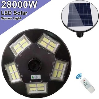 โคมไฟถนน UFO 20 ทิศทาง LED 22000W - 28000W Square  Light ไฟถนน ไฟโซล่าเซลล์ พลังงานแสงอาทิตย์ พลังงานแสงอาทิตย์