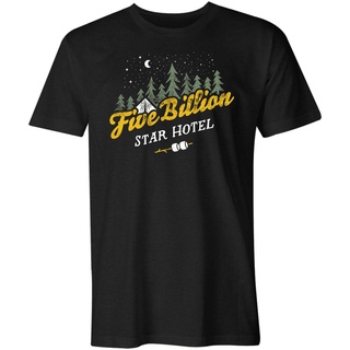 เสื้อยืด พิมพ์ลาย Five Billion Star Hotel No.1 สําหรับผู้ชาย