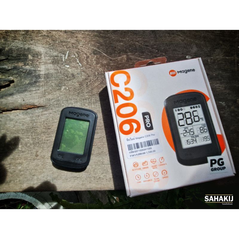ไมล์ Magene รุ่น C206 Pro ที่มี GPS ในตัว