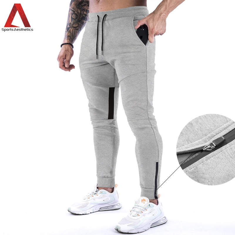 กางเกงกีฬา กางเกงวิ่งจ๊อกกิ้ง ลําลอง ผ้าฝ้าย ใส่สบาย พลัสไซซ์ สําหรับผู้ชาย