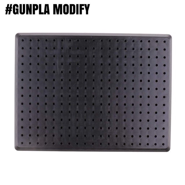 แท่นเสียบไม้หนีบชิ้นงานโมเดล แบบพลาสติก Size L 266 รู สีดำ VT031