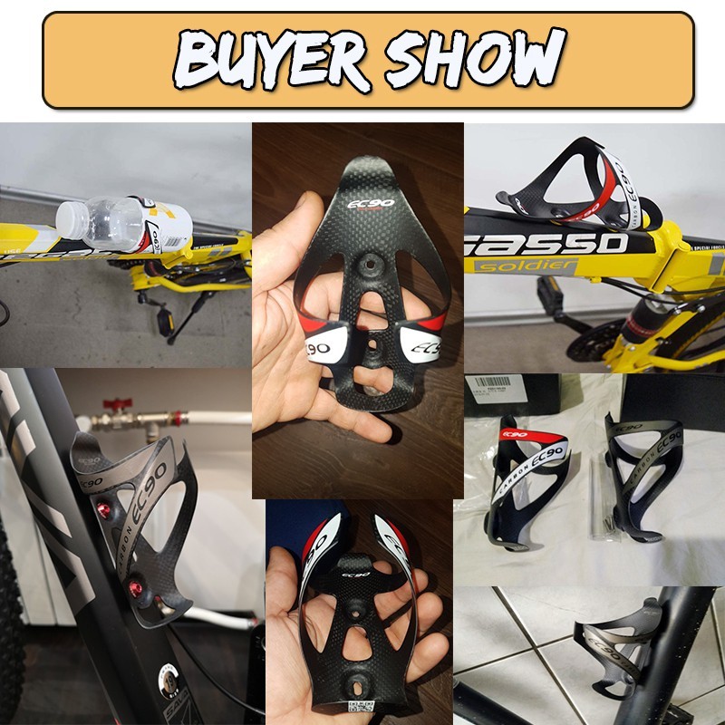 ที่วางขวดน้ำจักรยาน Bicycle Water Bottle Holder Adjustable Carbon Fiber ...