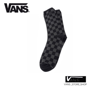 ถุงเท้าVANS SOCKS CREW II CHECKERBOARD GREY CHECK สินค้ามีประกันแท้