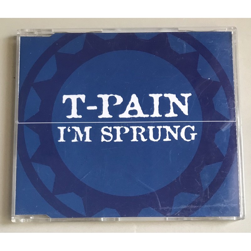 ซิงเกิ้ลเพลง ของแท้ ลิขสิทธิ์ มือ 2 สภาพดี...ราคา 129 บาท “T-Pain” ซิงเกิ้ล “I'm Sprung"
