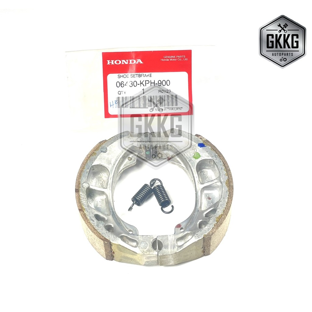 ผ้าเบรค (ดรัมเบรค) แท้ศูนย์ HONDA DREAM W100S W110 W125 R,S,X,i W110i DREAM110i W125i (ปลาวาฬ) รหัสส