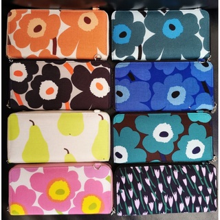 yumekko long wallet  ใส่สายสะพายได้ค่ะ ทำจากผ้ามาริแท้