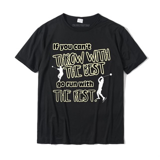 เสื้อยืด ผ้าฝ้าย พิมพ์ลาย Throw With The Best- Hammer Thrower สําหรับผู้ชาย