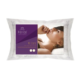 Pillow PILLOW 19X29 MI CARE PERICO Bolster pillow Bedroom bedding หมอนหนุน หมอนหนุนกันไรฝุ่น PERICO MI CARE 19x29 นิ้ว ส