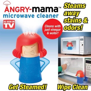 Angry Mama Cleaner ตุ๊กตาล้างทำความสะอาดไมโครเวฟสามารถล้างทำความสะอาดได้ และนำกลับมาใช้งานซ้ำได้