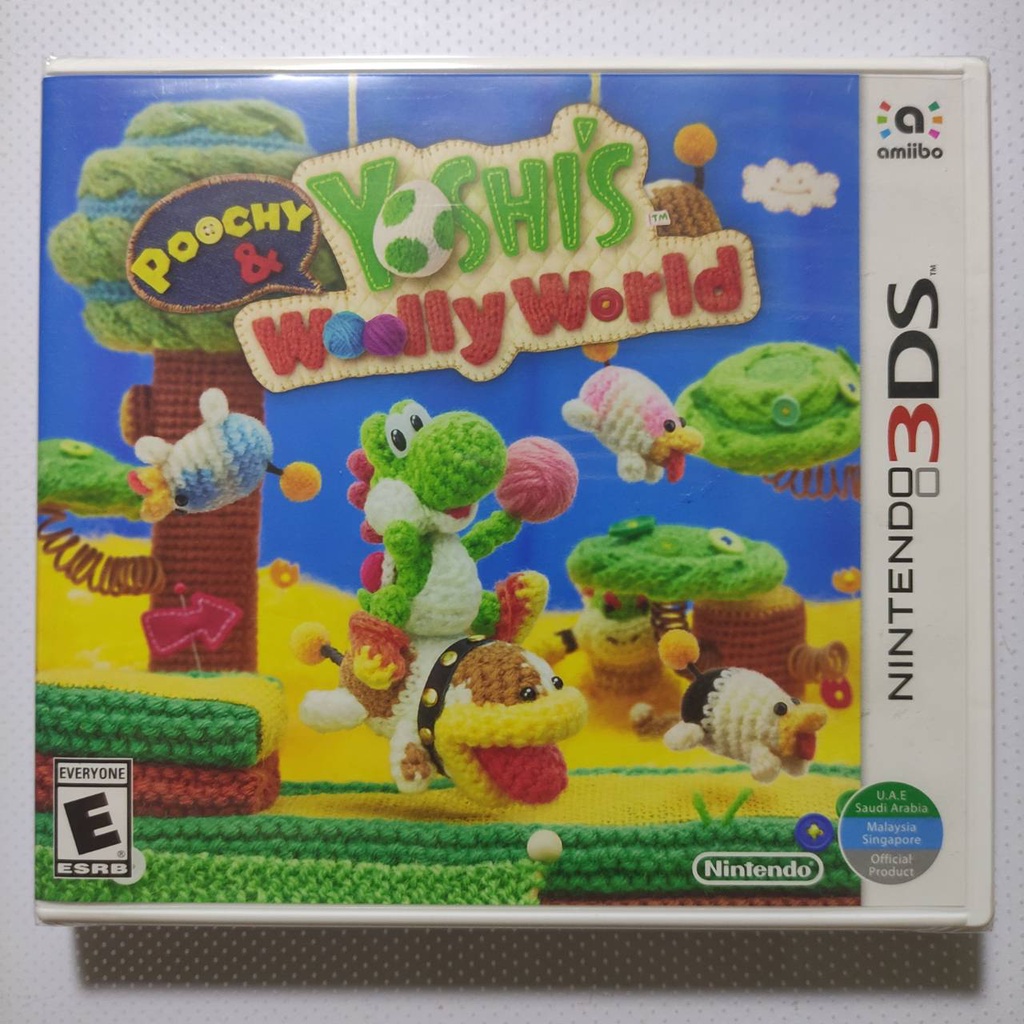 (มือ1) Nintendo​ 3ds​ -​ Yoshi's Woolly World​ (us)​