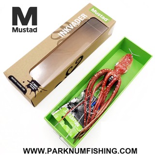 เหยื่อ Mustad Inkvade Octopus Soft Bait Fishing Lure มีทุกขนาด