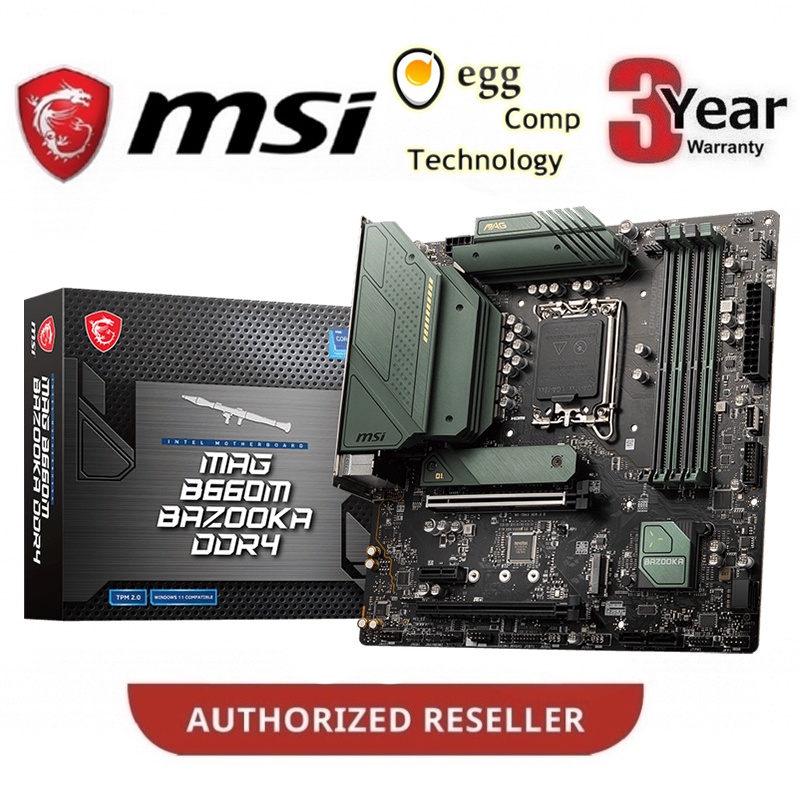 MSI MAG B660M BAZOOKA DDR4 SOCKET 1700