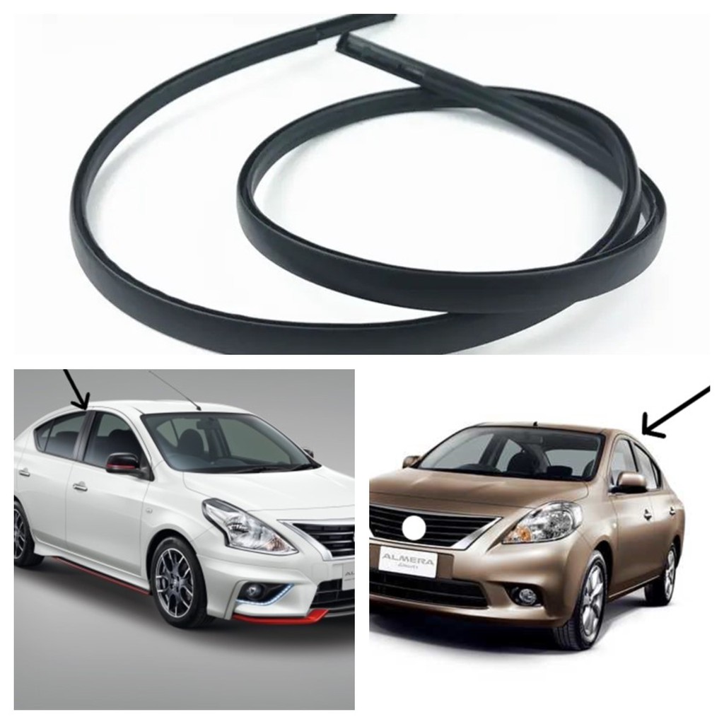 (ของแท้) แถบยางซีลหลังคารถยนต์ สําหรับ nissan almera n17 2010 2011 2012 2013 2014 2015 2016 2017 2018 2019 2020 2021