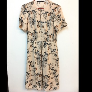 Zara Dress size S used เดรสยาวคลุมเข่า ดูคุณหนูสุดๆ