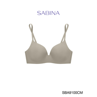 SABINA BRALESS เสื้อชั้นใน รุ่น DOOMM DOOMM (ไร้โครง) รหัส SBA9100CM สีน้ำตาล