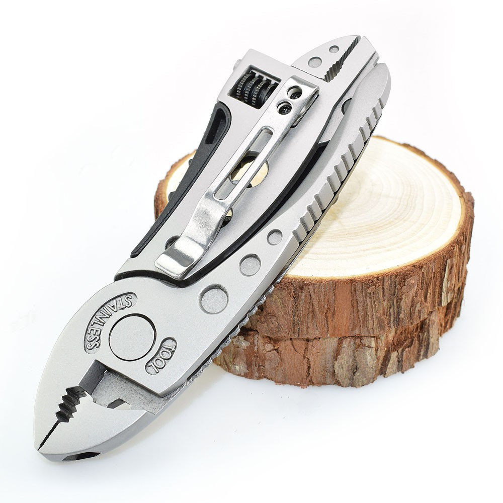 มีดเอนกประสงค์：Edc Multitool Folding Knife Survival Tools lier ocket