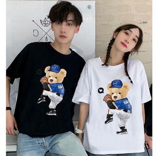 BK-492-SHORT เสื้อยืดแขนสั้นพร้อมส่ง 7สี ลายการ์ตูน ขายดีตามเทรนต์ ลายน่ารัก สีสันสดใส่น่ารัก ใส่ได้ทั้งหญิงและชาย