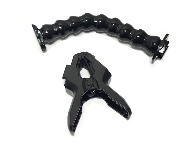 Jaws Flex Clamp Mount ที่ยึด สำหรับ กล้องโกโปร กล้องแอคชั่น แบบปรับคอได้ ตัวหนีบ พร้อม กระดูกงู for Gopro, Action camera