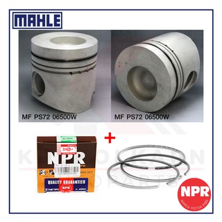 MAHLE ลูกสูบ+แหวน NPR สำหรับ MITSUBISHI FN527T รุ่นเครื่อง 6D16-T